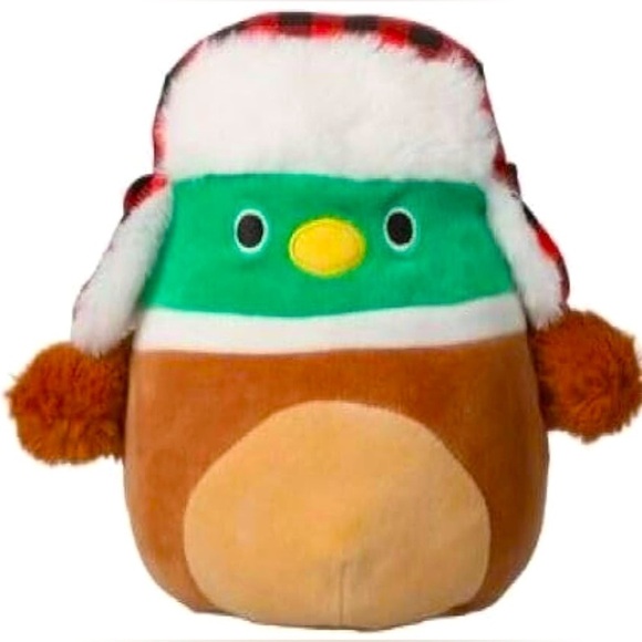❤️ SQUISHMALLOWS Plaid Avery with Trapper Hat 8" - Picture 1 of 3